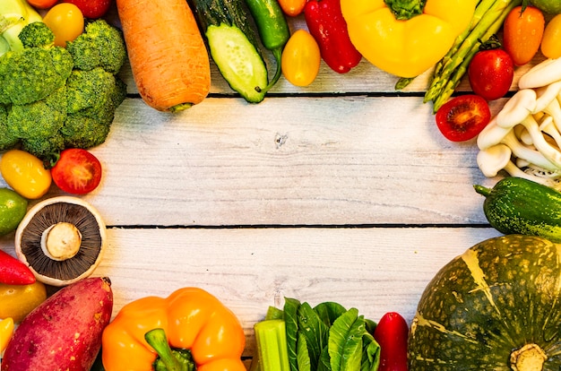 Assortment of fresh vegetables