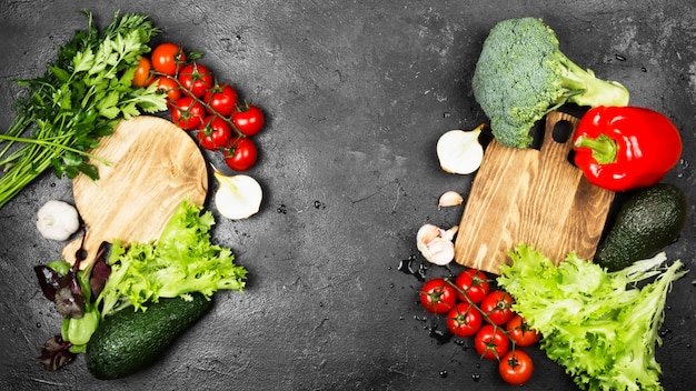 Assortment of fresh vegetables