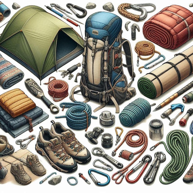 Assortment of Outdoor Adventure Gear