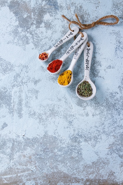 Photo assortment of spices