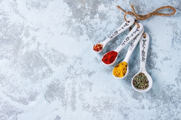 Assortment of spices