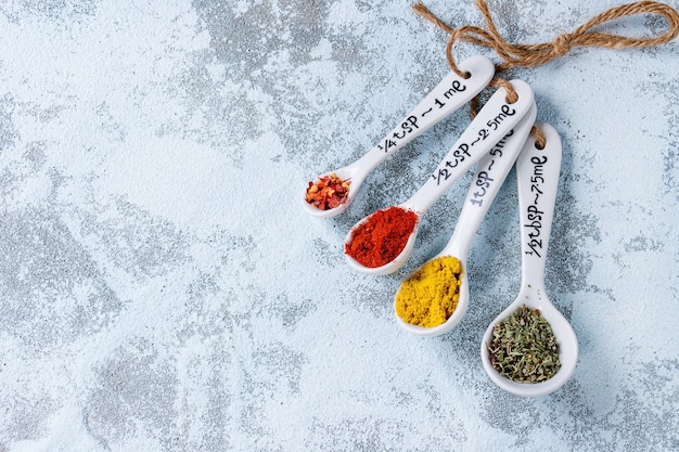 Assortment of spices