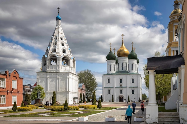 Assumption Cathedral Cathedral bell tower in Kolomna Kremlin Russia