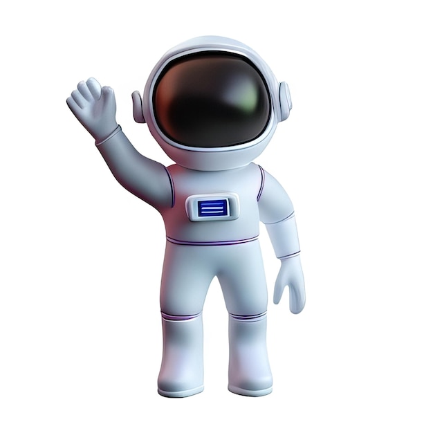 Astronaut 3d Illustration Generated AI