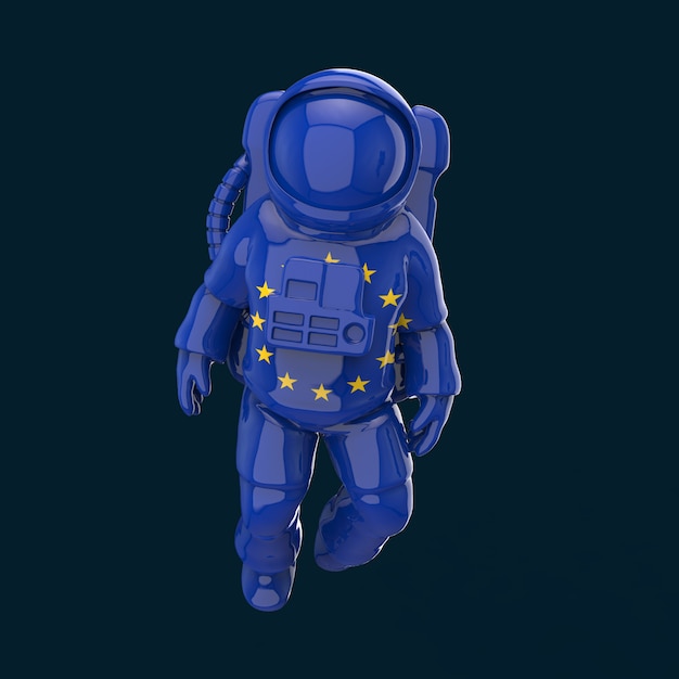 Astronaut concept - 3D Illustration