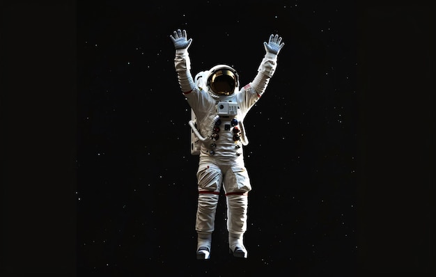 Astronaut Floating in Space