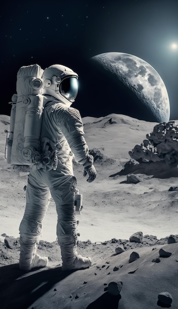 Astronaut on the moon wallpapers and images