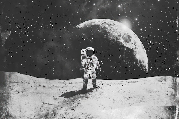 Astronaut on the Moon