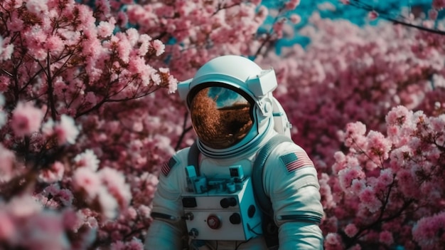 astronaut in space Generative AI