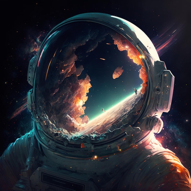 Astronaut in space