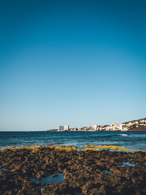 Atardecer desde la playa de Bajamar Tenerife