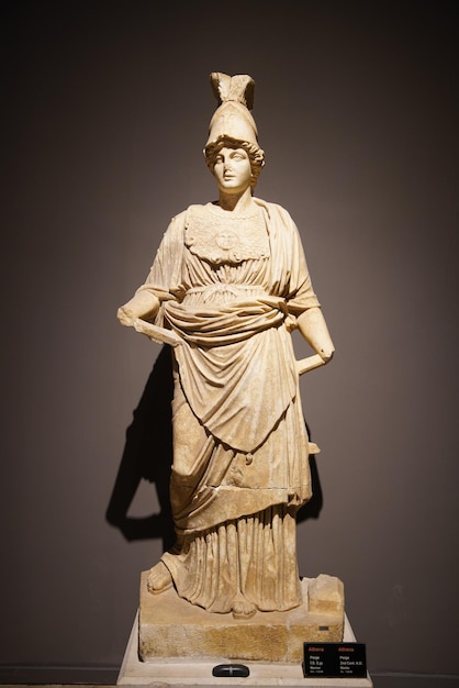 Athena Statue in Antalya Archeological Museum Antalya Turkiye