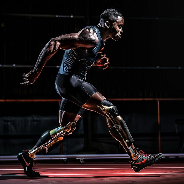 Athlete in Action The Determination of a Prosthetic Limb Runner