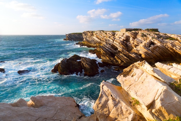 Atlantic ocean coast in Portugal