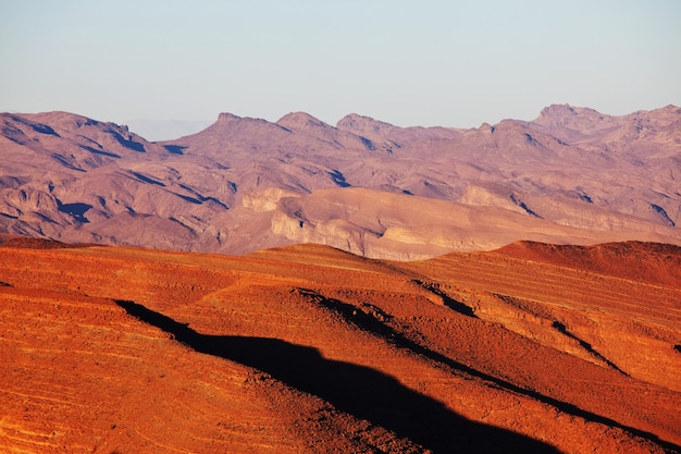 Atlas Mountain landscapes in Morocco