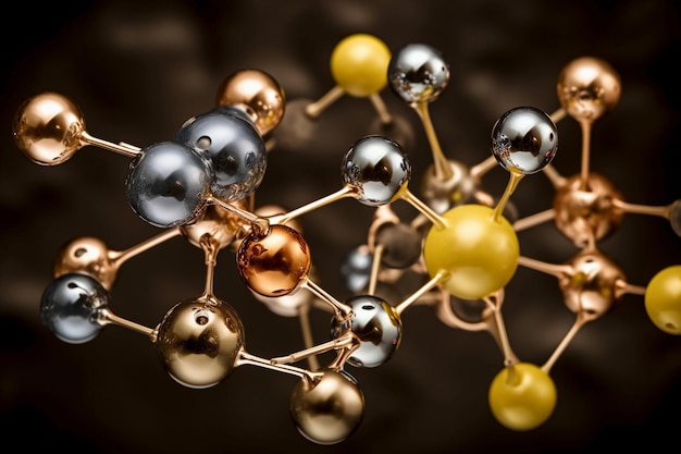 Atoms and molecules Model of atoms AI Generated