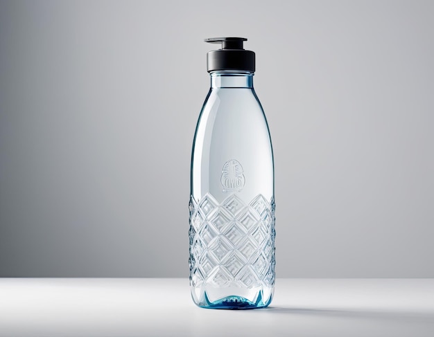 Attractive and professional water bottle mockup on a clean white background