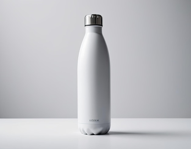 Attractive and professional water bottle mockup on a clean white background