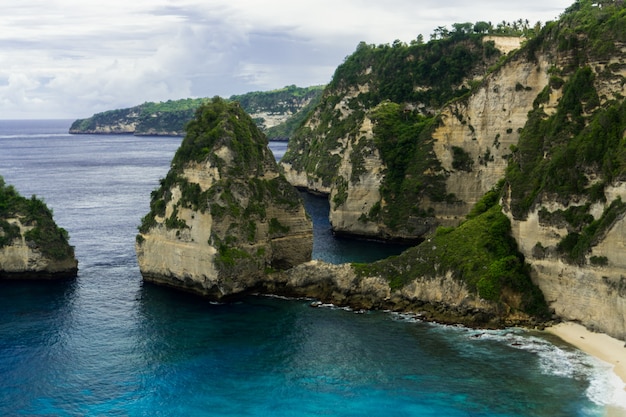 Atuh beach is a famous beach in nusa penida bali