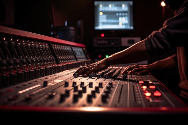 Photo audio production engineer studio recording mixing