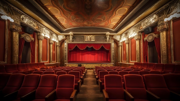 The auditorium of the theatre of the theatre