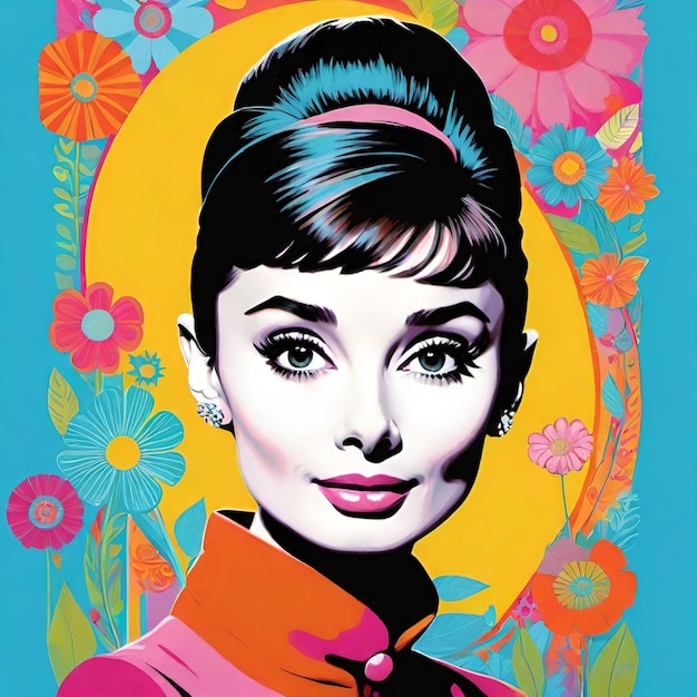 Audrey Hepburn portrait