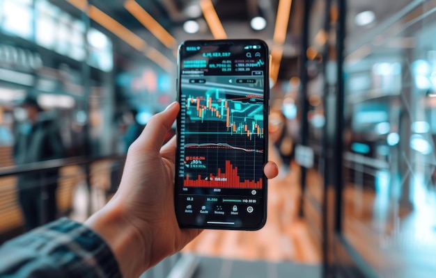 An augmented reality app for market analysis overlaying financial data on realworld views