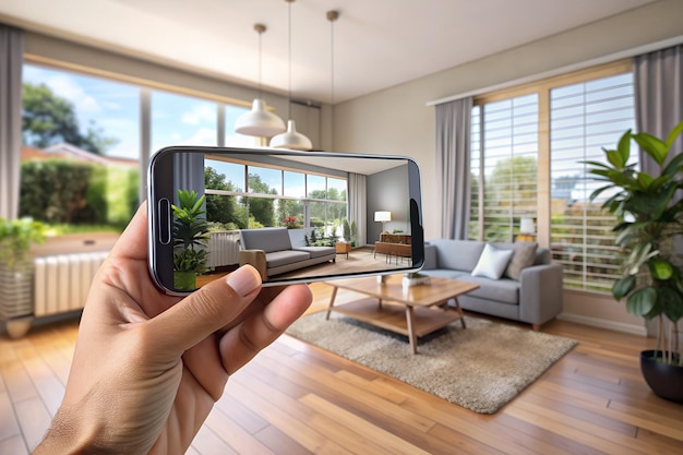 Augmented Reality in Home Decor Capturing a Photorealistic Living Room and Bedroom Scene with Smart