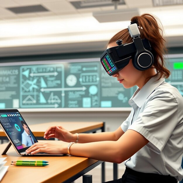 Photo augmented reality mathematics a new dimension in futuristic classrooms