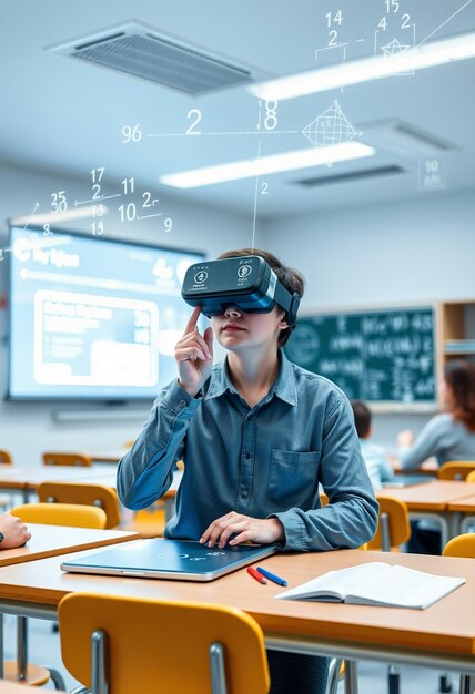 Photo augmented reality mathematics a new dimension in futuristic classrooms