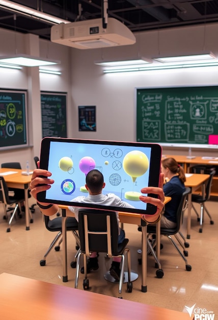 Photo augmented reality mathematics a new dimension in futuristic classrooms