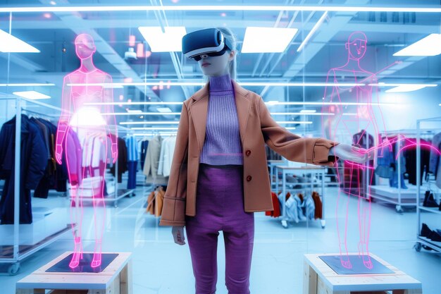 Photo augmented reality shopping with garment visualization simulation technologies augmented reality shop