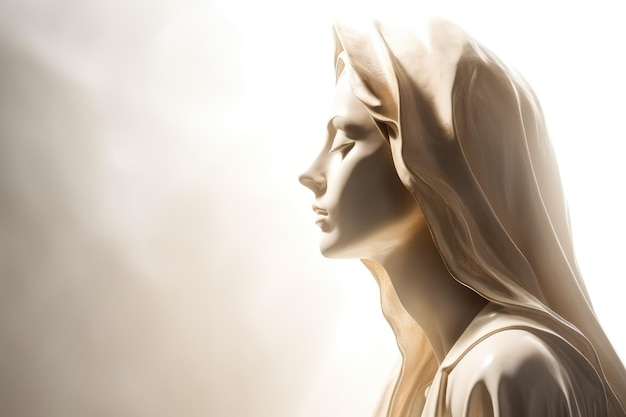 August 15 The Assumption of the Blessed Virgin Mary Virgin Mary Mother of Jesus Christ white statue