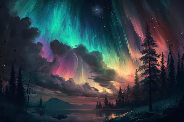 Aurora skies