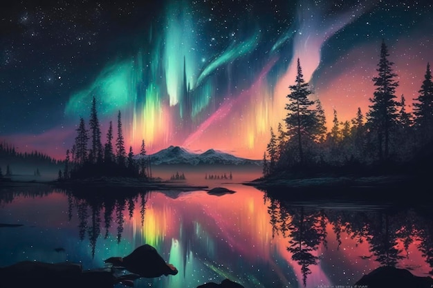 Aurora skies