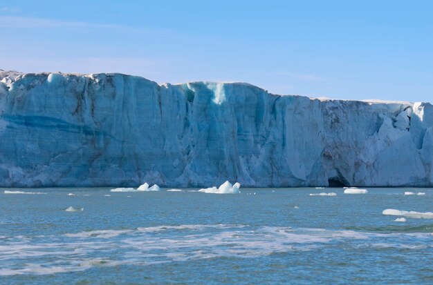 Austfonna the ice cap located on nordaustlandet svalbard archipelago