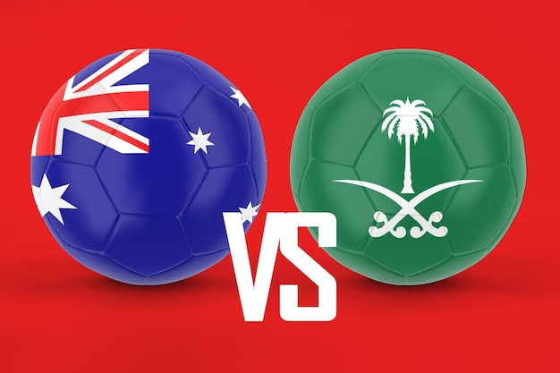 Australia VS Saudi Arabia Football World Cup