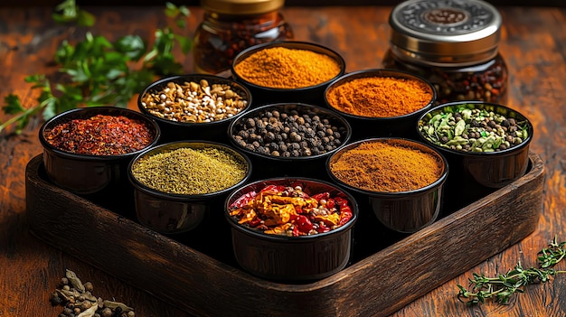 Authentic Indian Spice Box Masala Dabba