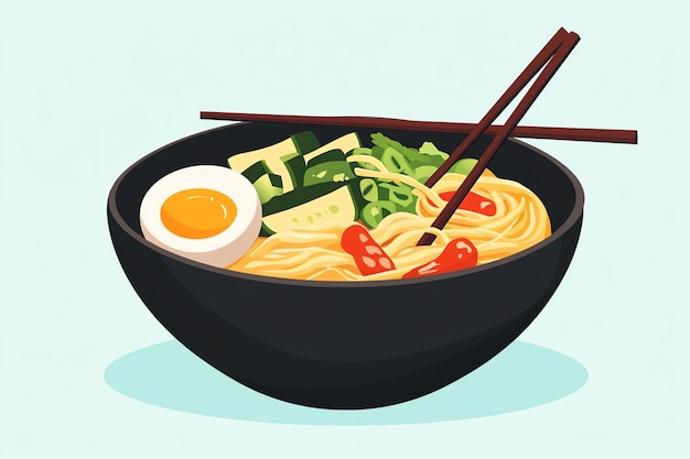 Authentic Japanese Ramen Bowl with Tofu Bok Choy and SoftBoiled Egg A Delicious and Healthy Veg