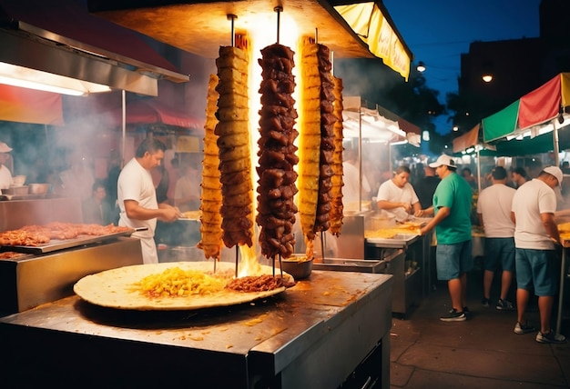 Authentic Mexican Street Food Scene