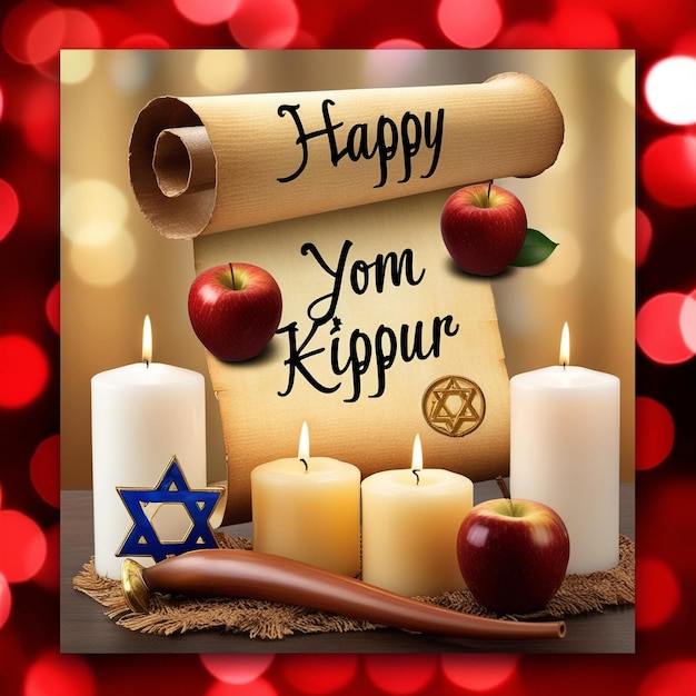 Photo authentic observance of yom kippur traditions and meaning