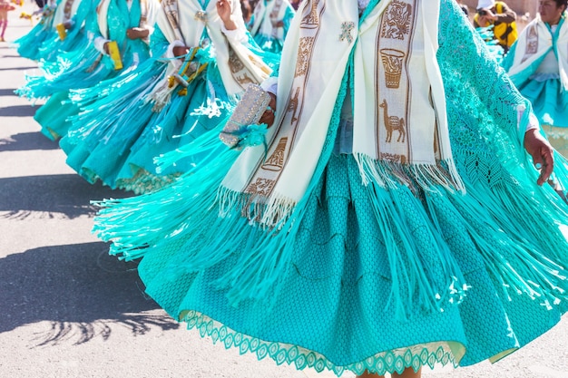 Authentic peruvian dance