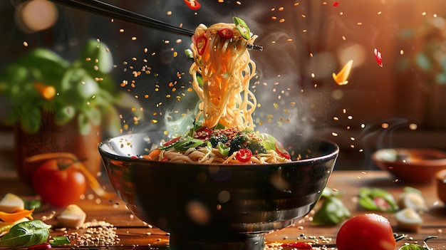 Authentic Ramen for Food Advertisement