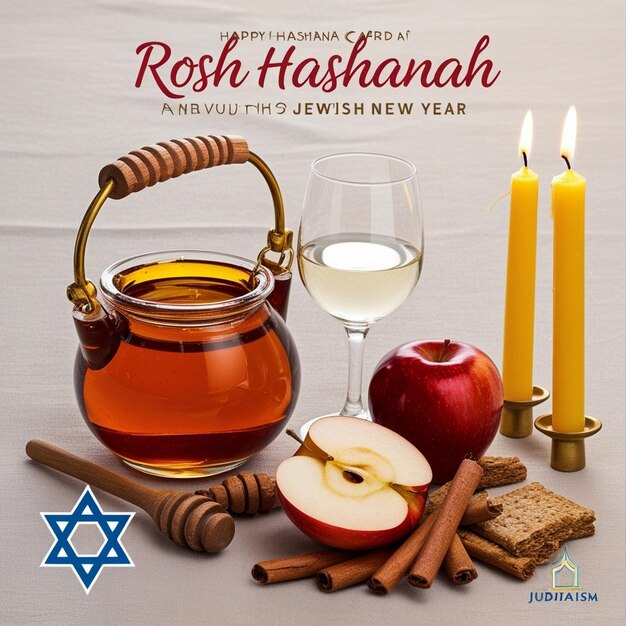 Authentic Rosh Hashanah Background for a Genuine Celebration