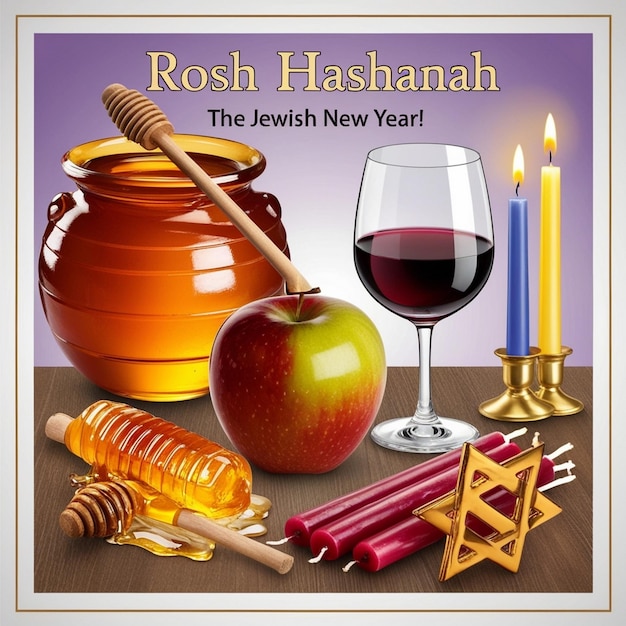 Photo authentic rosh hashanah background for a genuine celebration