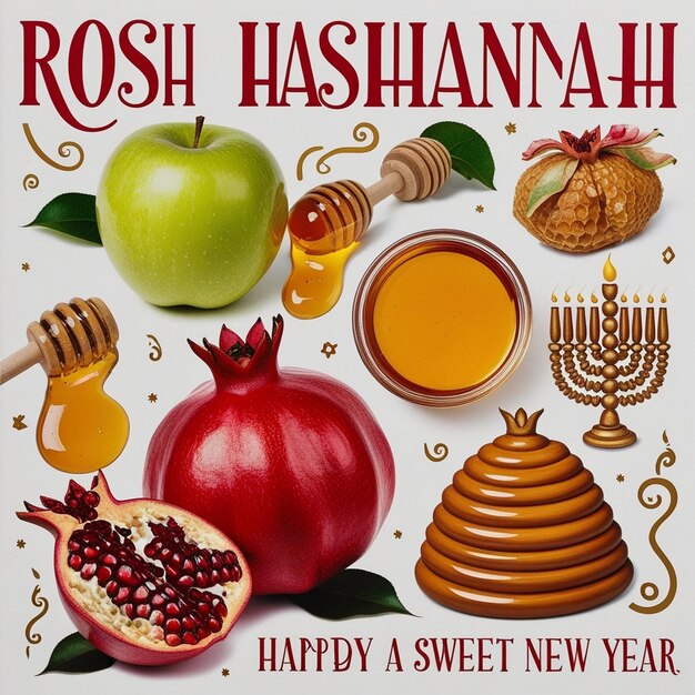 Authentic Rosh Hashanah Background for a Genuine Celebration