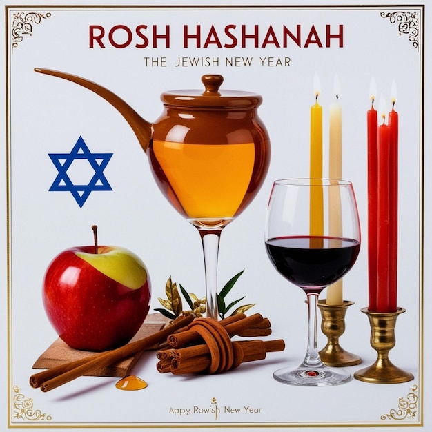 Authentic Rosh Hashanah Background for a Genuine Celebration