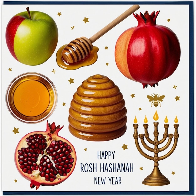 Authentic Rosh Hashanah Background for a Genuine Celebration