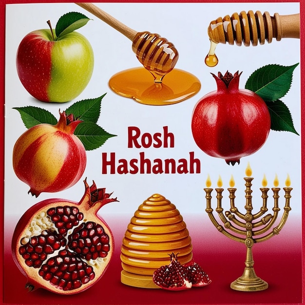 Photo authentic rosh hashanah background for a genuine celebration