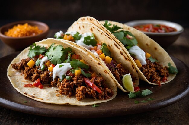 Authentic Spicy Mexican Tacos